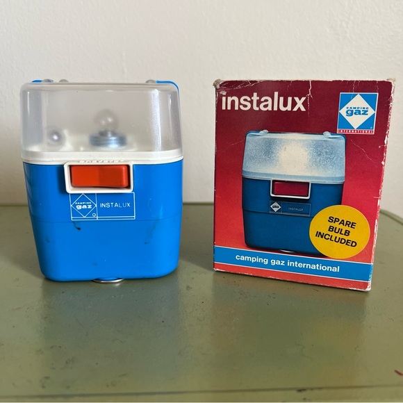 Campingaz Instalux Brevete Retro vintage flashlight made in Italy with box - Picture 1 of 6